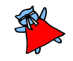SuperBlueCat sticker #11777323