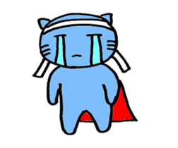 SuperBlueCat sticker #11777324