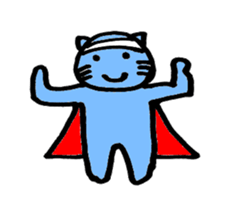SuperBlueCat sticker #11777325