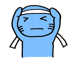 SuperBlueCat sticker #11777326