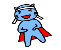 SuperBlueCat sticker #11777327