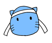 SuperBlueCat sticker #11777329