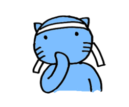SuperBlueCat sticker #11777330
