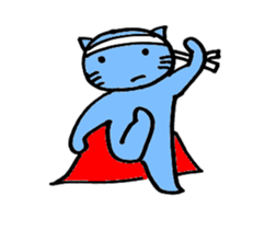SuperBlueCat sticker #11777331