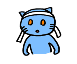 SuperBlueCat sticker #11777335