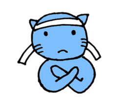 SuperBlueCat sticker #11777339