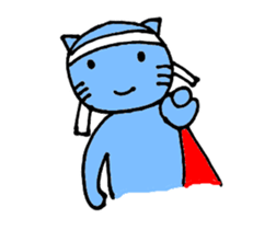SuperBlueCat sticker #11777341