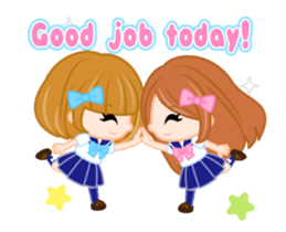 Schoolgirl [EN] sticker #11777795