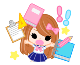 Schoolgirl [EN] sticker #11777808