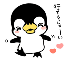 Penguin moves, and animation. sticker #11778342