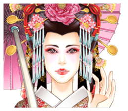 Absolute beauty geisha sticker #11779046