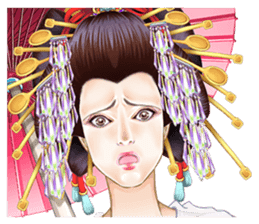 Absolute beauty geisha sticker #11779058