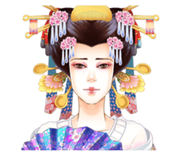 Absolute beauty geisha sticker #11779059