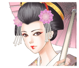 Absolute beauty geisha sticker #11779062