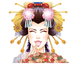 Absolute beauty geisha sticker #11779064