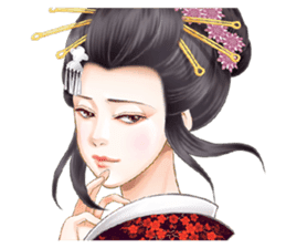 Absolute beauty geisha sticker #11779066