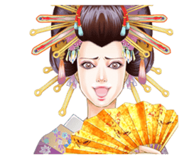 Absolute beauty geisha sticker #11779085