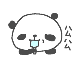 Summer cute panda stickers! sticker #11779111