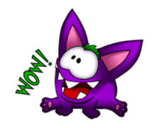 PURPLE GREMLIN (animated) sticker #11779233