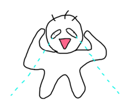 Invisible person Moving sticker #11779573