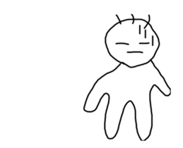 Invisible person Moving sticker #11779587