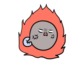 Ladle and Frog. sticker #11779924