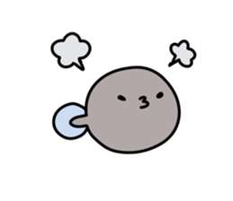 Ladle and Frog. sticker #11779929