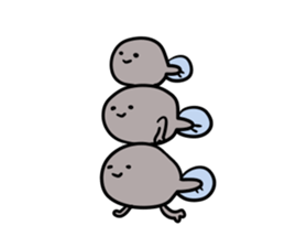 Ladle and Frog. sticker #11779943