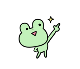 Ladle and Frog. sticker #11779947