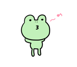 Ladle and Frog. sticker #11779948