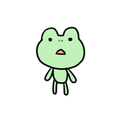 Ladle and Frog. sticker #11779949