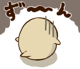 Round small bird sticker #11780115