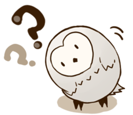 Round small bird sticker #11780120