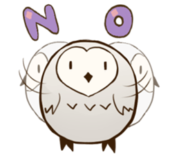 Round small bird sticker #11780125