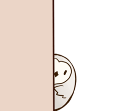 Round small bird sticker #11780132