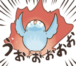 Round small bird sticker #11780140