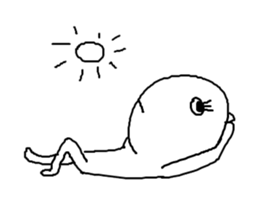 Daily Life of the Calm Man sticker #11780545