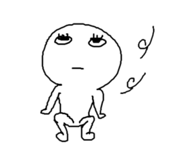 Daily Life of the Calm Man sticker #11780546