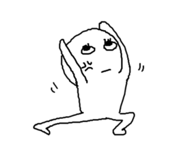 Daily Life of the Calm Man sticker #11780548