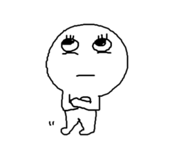 Daily Life of the Calm Man sticker #11780561