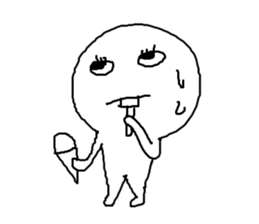 Daily Life of the Calm Man sticker #11780563