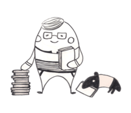 Mr.white Happy sticker #11781560