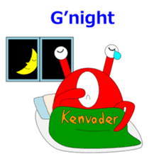 Kenvader 2 (Japanese space pet) sticker #11781756