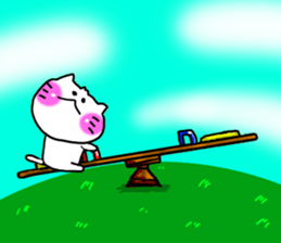 HENOJI cat sticker #11781918