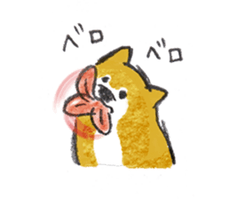 shiba style sticker #11781945