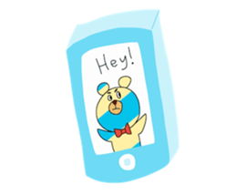 Striped Bear sticker #11782352