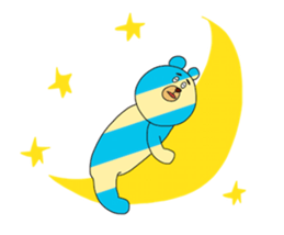 Striped Bear sticker #11782362