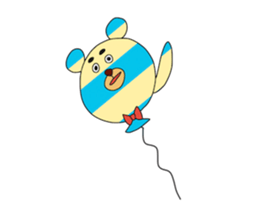 Striped Bear sticker #11782366