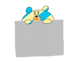 Striped Bear sticker #11782372