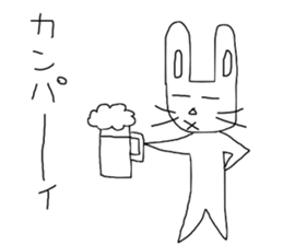 Loose rabbit of Wu sticker #11783689